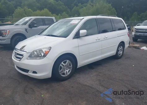 2007 Honda Odyssey Ex-L from USA, damaged, VIN 5FNRL38657B460212